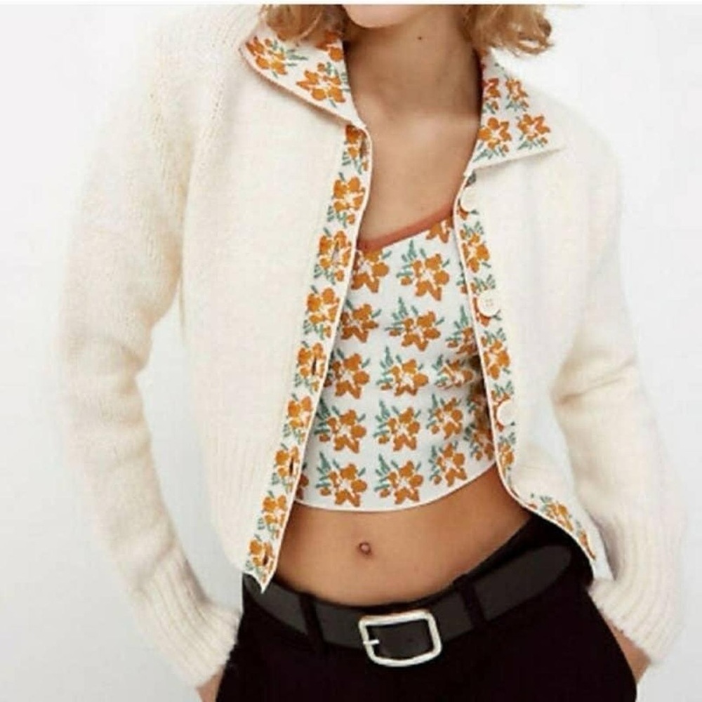 Zara Matching Sweater And Tank Set - image 1